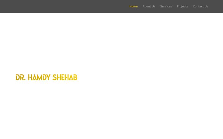 Screenshot of hamdyshehab.com
