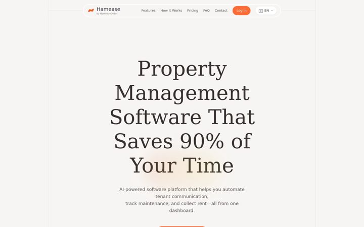 Screenshot of hamease.com