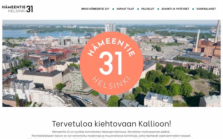 Screenshot of hameentie31.fi