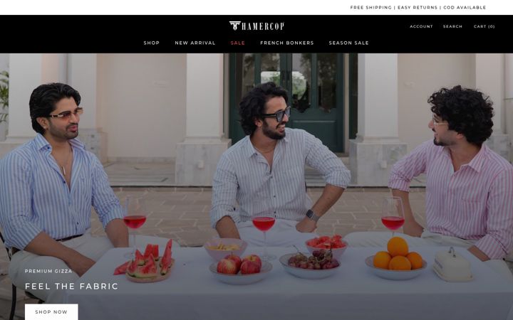 Screenshot of hamercop.com
