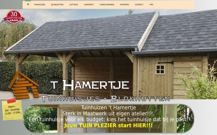 Screenshot of hamertje.be