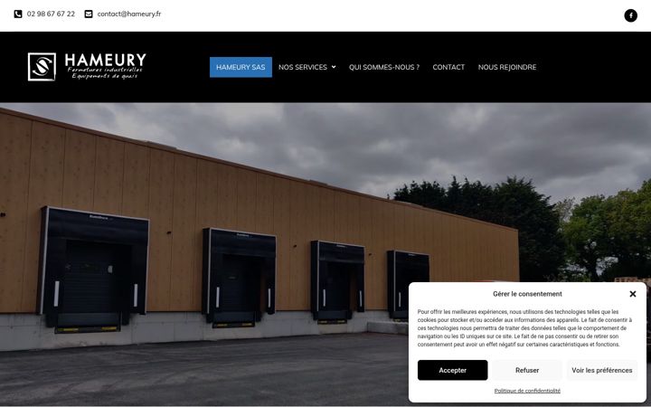 Screenshot of hameury-sas.fr