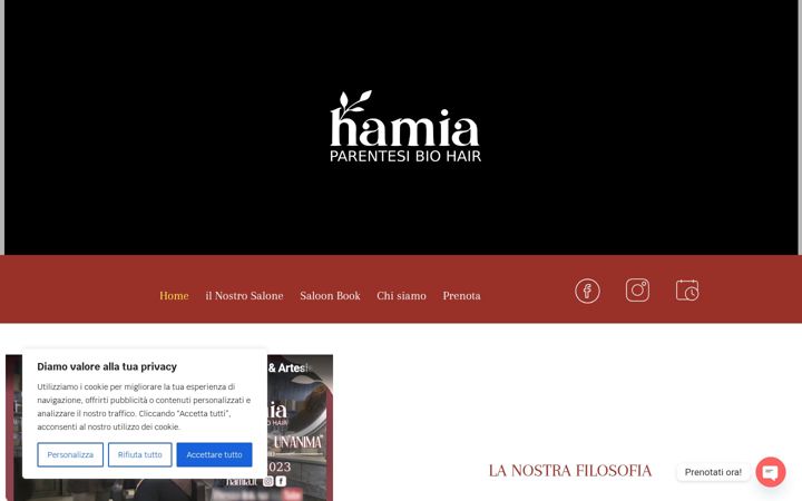 Screenshot of hamia.altervista.org