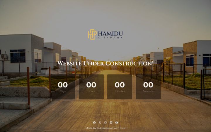 Screenshot of hamiducitypark.com