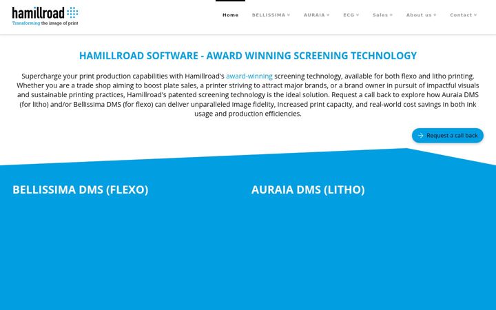 Screenshot of hamillroad.com