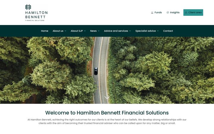 Screenshot of hamiltonbennett.co.uk