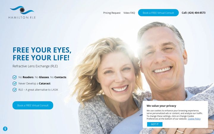 Screenshot of hamiltonrle.com