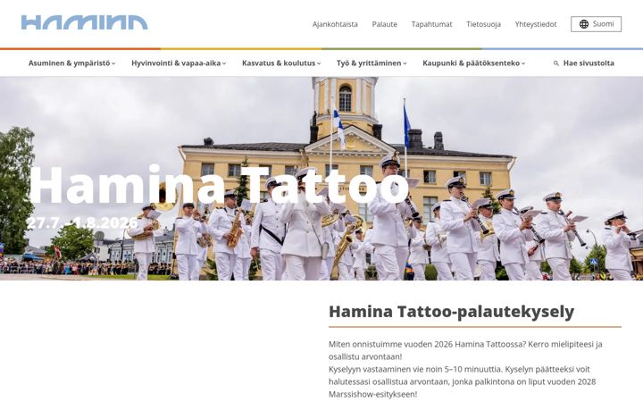 Screenshot of haminatattoo.fi