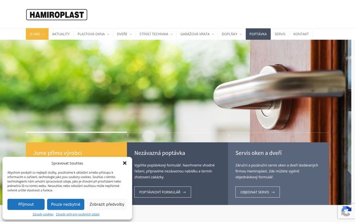Screenshot of hamiroplast.cz