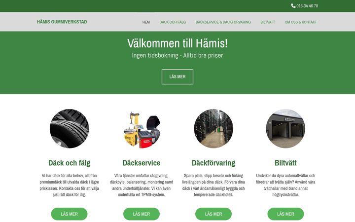 Screenshot of hamis.se