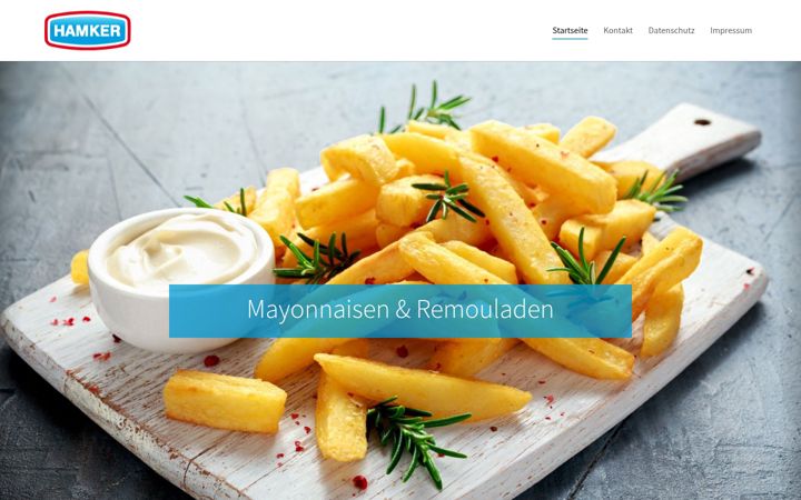 Screenshot of hamker.de