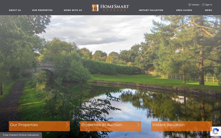 Screenshot of hamlethomeswarrington.co.uk