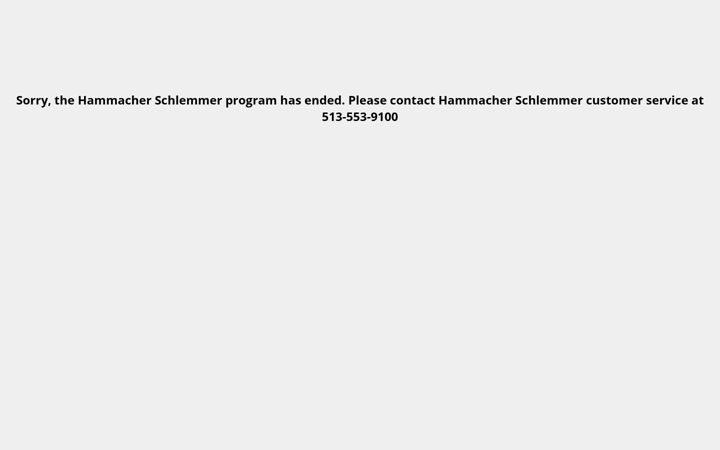 Screenshot of hammacherrewards.com