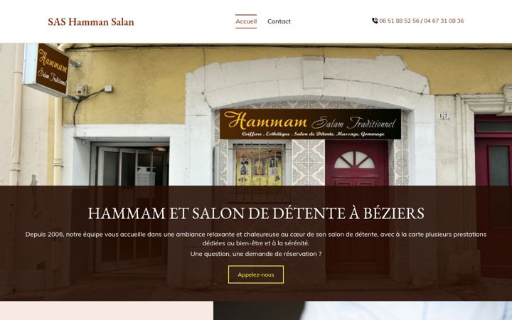 Screenshot of hamman-salan.fr