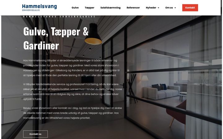 Screenshot of hammelsvang.dk