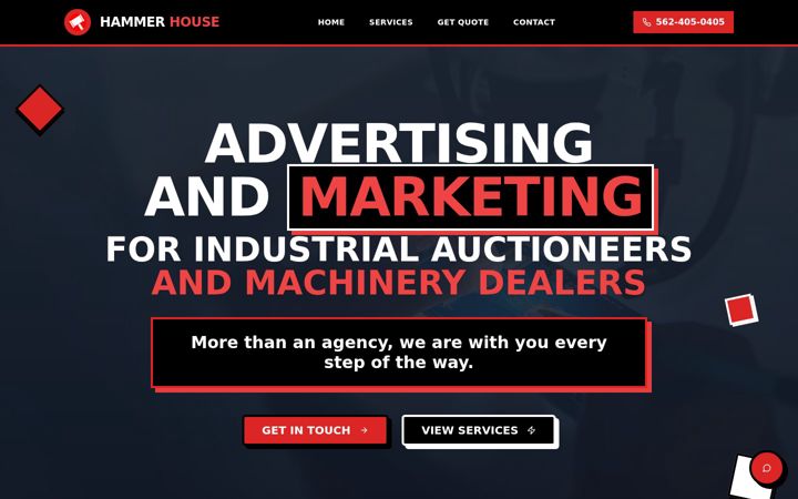 Screenshot of hammer-house.com