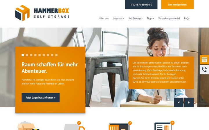 Screenshot of hammerbox.de