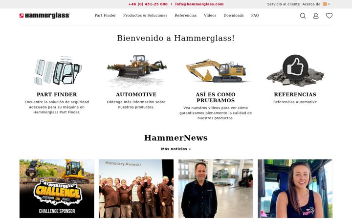 Screenshot of hammerglass.es