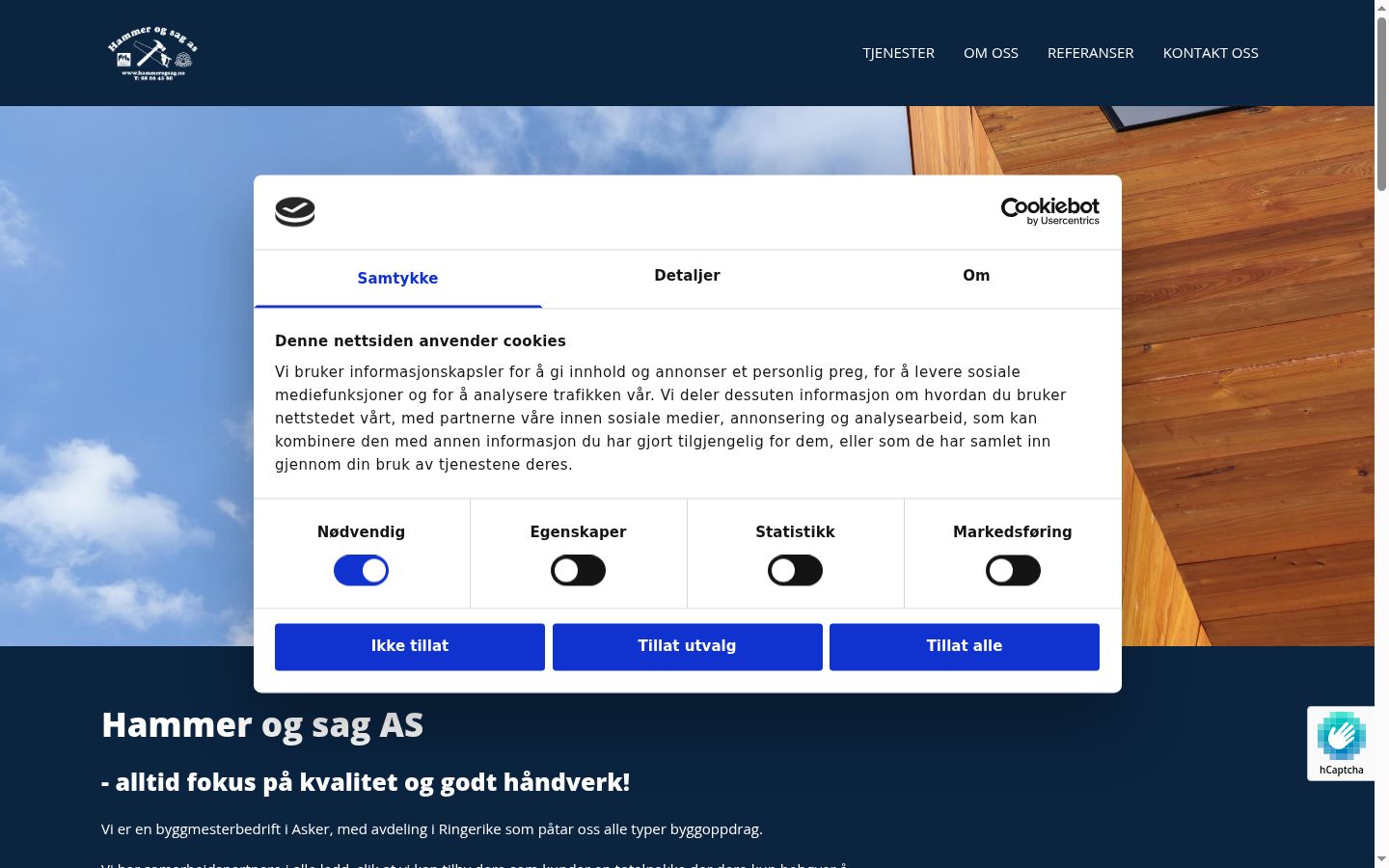 Zrzut ekranu banera zgody wyświetlanego przed jakąkolwiek interakcją