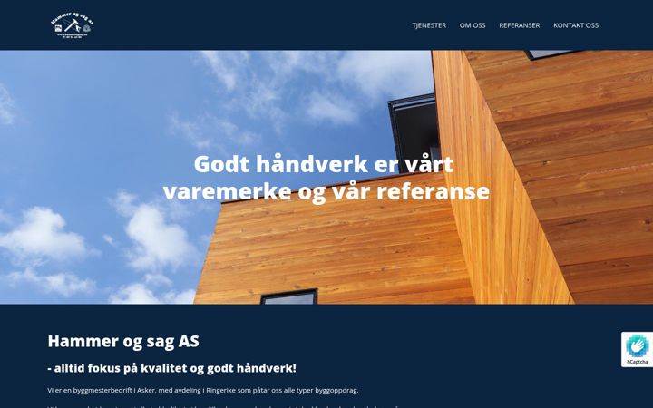 Screenshot of hammerogsag.no