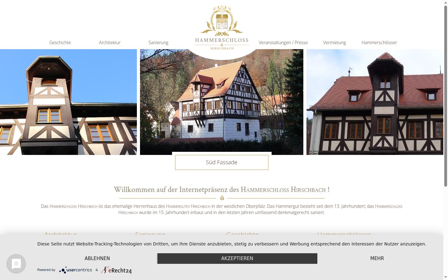 Captură de ecran a bannerului de consimțământ afișat înainte de orice interacțiune