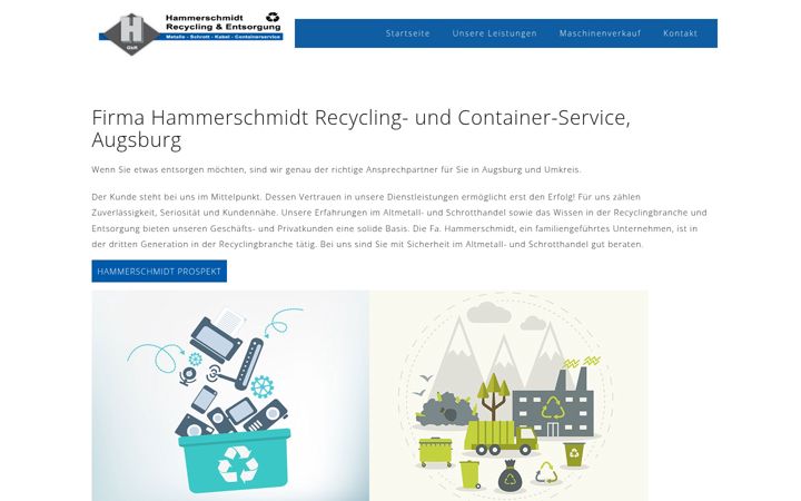 Screenshot of hammerschmidt-schrott.de