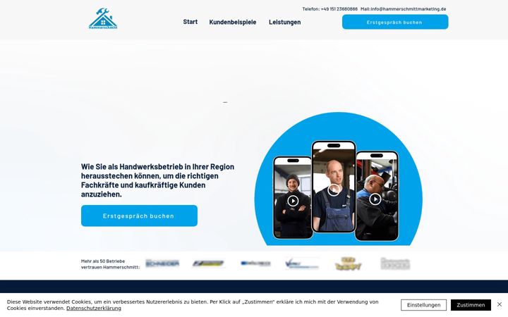Screenshot of hammerschmittmarketing.de