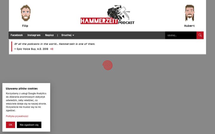 Screenshot of hammerzeit.pl