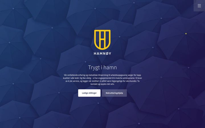Screenshot of hamnoy.no