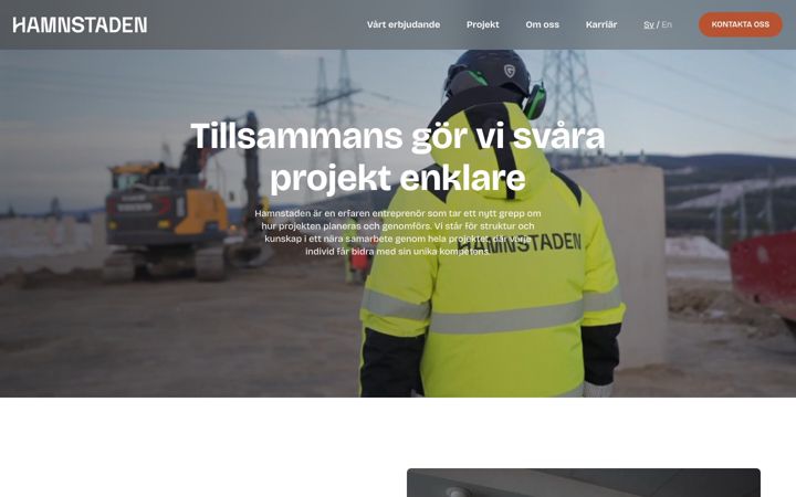 Screenshot of hamnstaden.se