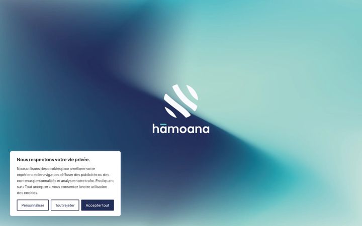 Screenshot of hamoana.fr