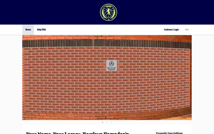 Screenshot of hampdenforever.co.uk