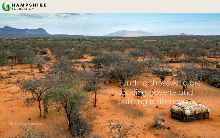 Screenshot of hampshirefoundation.org
