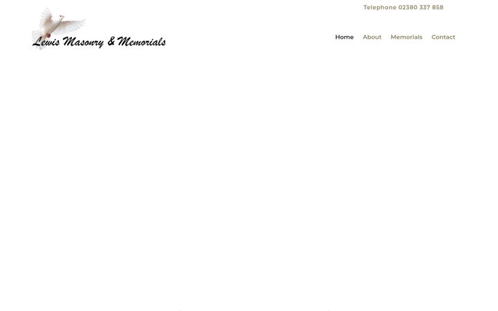 Screenshot of hampshireheadstones.co.uk