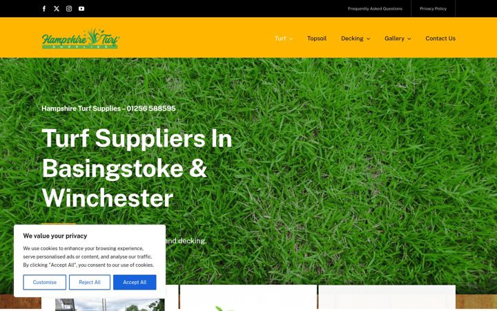 Screenshot of hampshireturfsupplies.co.uk