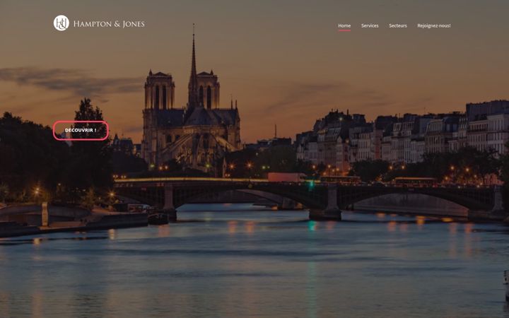 Screenshot of hamptonandjones.com