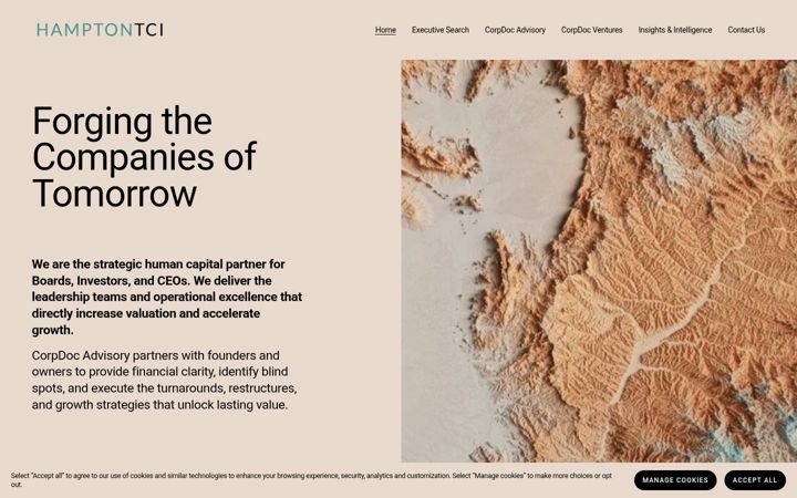 Screenshot of hamptontci.com