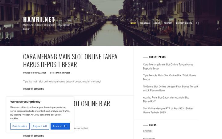 Screenshot of hamri.net