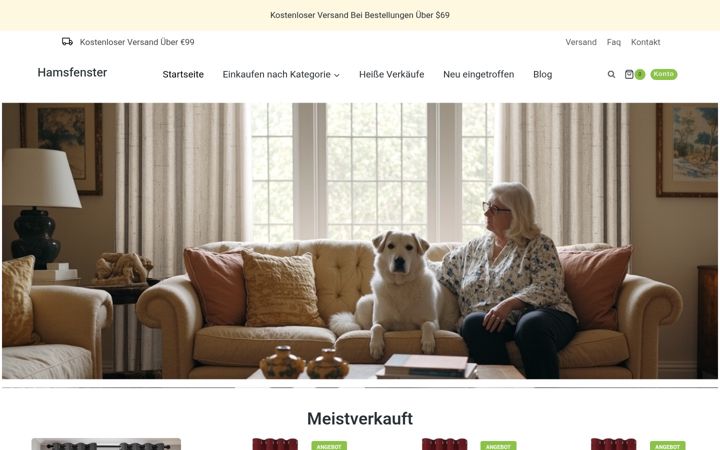 Screenshot of hamsfenster.de