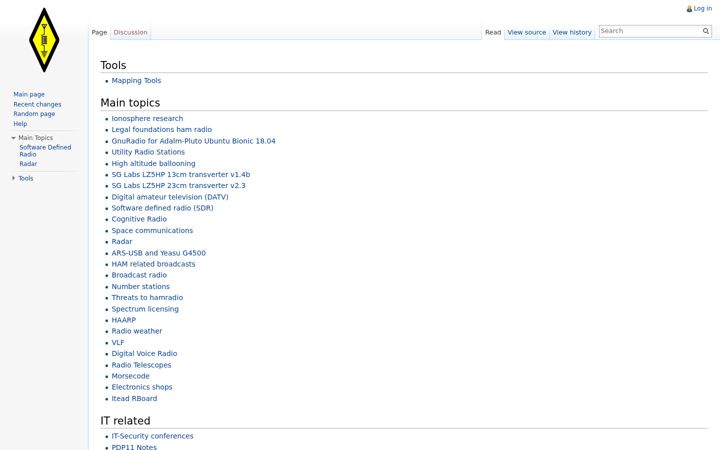 Screenshot of hamspirit.nl