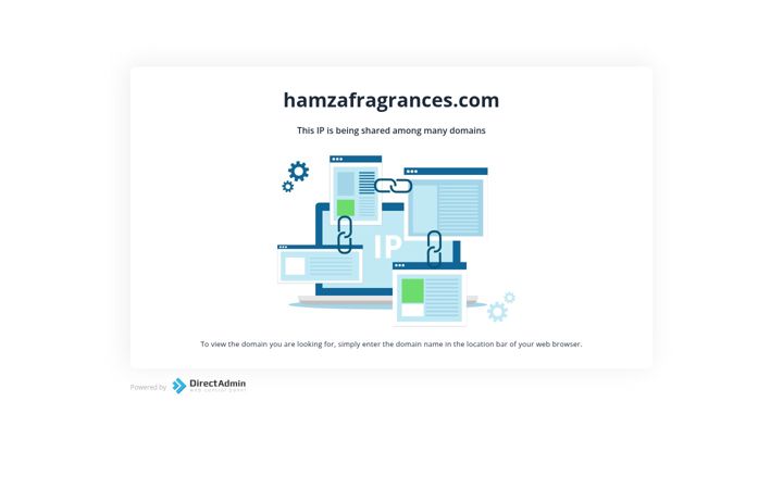 Screenshot of hamzafragrances.com