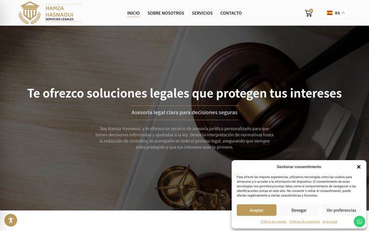 Screenshot of hamzahasnaoui.com