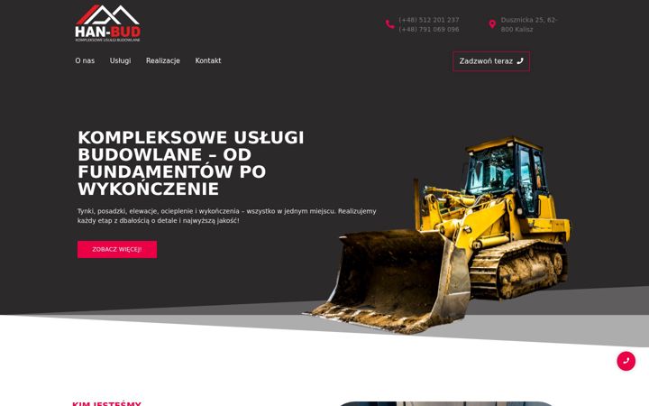 Screenshot of han-bud.pl