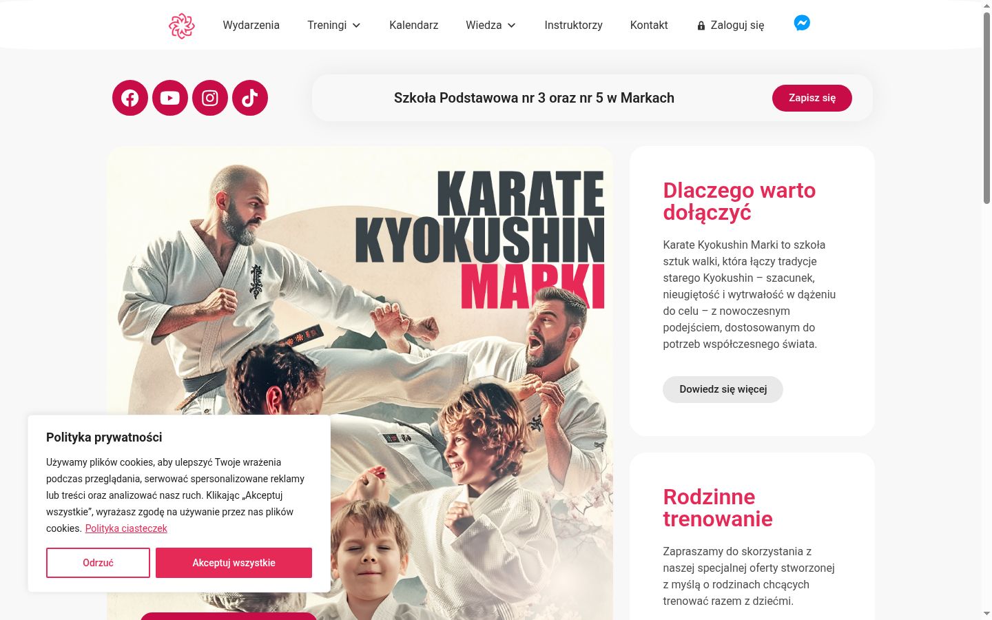 Sutikimo reklamjuostės, rodytos prieš bet kokią sąveiką, ekrano kopija