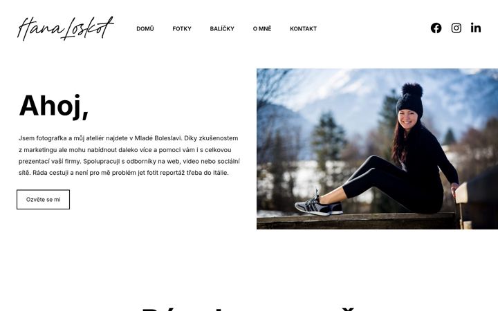 Screenshot of hanaloskot.cz