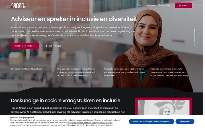 Screenshot of hanannhass.nl