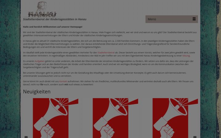 Screenshot of hanau-steb.de