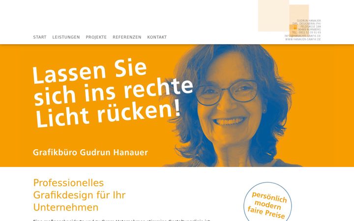 Screenshot of hanauer-grafik.de