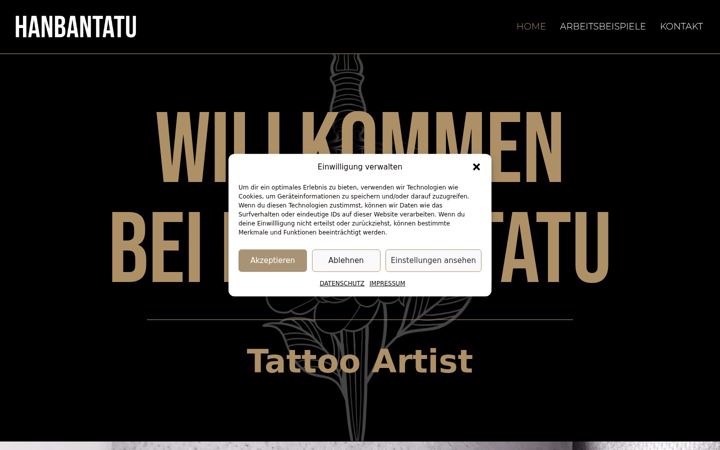 Screenshot of hanbantatu.de