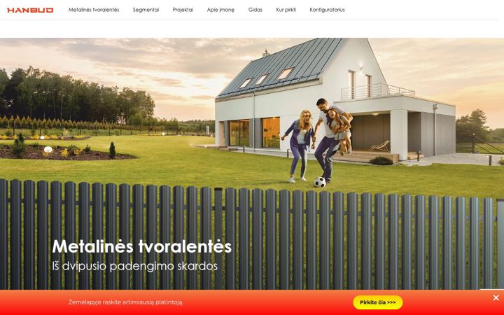 Screenshot of hanbudtvoros.lt
